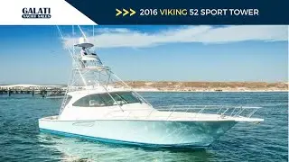 2016 Viking 52 Sport Tower &ldquo;Contagious Habit&rdquo; &ndash; Starlink, Seakeeper, Three Staterooms, Turn-Key
