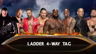 WWE MVP TITUS O'NEIL VS LA KNIGHT TEAM
