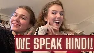 🤯 Foreign girls try to speak HINDI ! [ we nailed it !!! ]