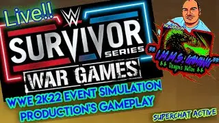 WWE Survivor Series War Games / WWE 2k22 Event Simulation Gameplay Prediction