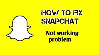 how to fix Snapchat not working problem // fix Snapchat bug // Apple Support Tech
