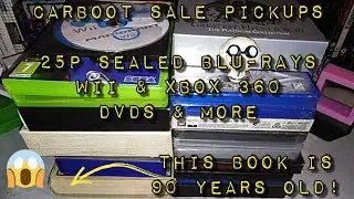 Carboot Sale 2022 Ep.14 - Xbox 360, Wii, New Blu-rays & DVDs, Toys and more