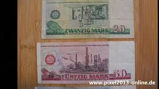 Satz 5  bis 500  Mark der DDR 1971 1985