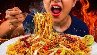 🛑  Mukbang video 🛑  eating tasty maggie full plates ❤️🍝