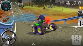 Mega Ramp Bike Racing Simulator 3D - Extreme Motocross Dirt Quad Bike Stunt #3 - Android GamePlay