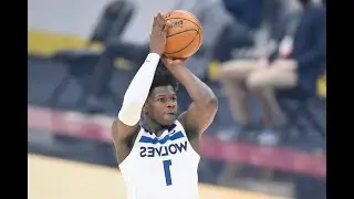 If Anthony Edwards was Left Handed!! Rookie Season Highlights