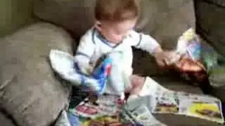 Baby Getting Angry at Sunday Coupons