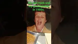 My dad mark and my grandmother in 1980s