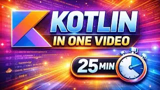Kotlin In One Video for Android Developement