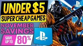 16 GREAT PSN Game Deals UNDER $5! PSN November Savings Deals BEFORE PSN Black Friday 2025!