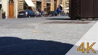 Palazzo Pitti Firenze Florence passing car  FREE STOCK VIDEO  [4K]