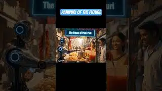 pani puri vendors in future #food #shorts #golgappa #aigenerated #veo3 #shortvideo