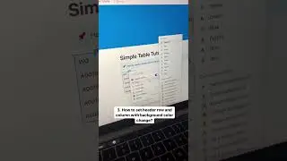 Notion Simple Table - How To&rsquo;s | Notion Template learning #notion #notiontutorial #productivity