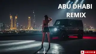 🚗 Luxury Drive in Abu Dhabi | Arabic Chill Trap Remix 2025 🖤🪩