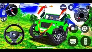 Modified Mahindra Reed Thar Indian Cars Simulator 3D Dollar Song Shidu Mosewala Gameplay Part-02