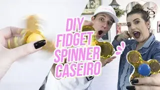 COMO FAZER HAND SPINNER CASEIRO SEM ROLAMENTO!! ft. Fuinha