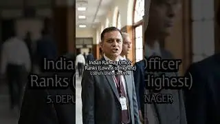 Indian Railway Officer Ranks ( Lowest to Highest) #hindipodcast #hindidocumentary #shorts #railway