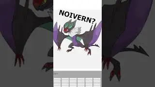Pokemon Fan Art! Drawing Noivern Noisy Boi #shorts #pokemon #cuteart #pok&eacute;mon