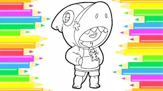 Shark Leon Brawl Stars Coloring Pages