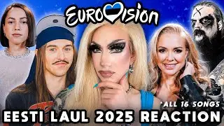 Eesti Laul 2025 🇪🇪 | All 16 Songs REACTION! | Estonia in Eurovision 2025