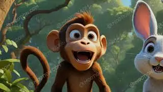 Bablu The Clever Jungle Hero | Monkey Story | Jungle story