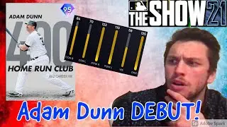 Kitchen Sink Debut for ADAM DUNN POWERHOUSE CARD YOU NEED! MLB the Show 21