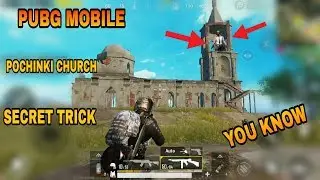 Pubg Mobile Pochinki Church New Secret Trick | How To Climb Pochinki Church In Pubg Mobile