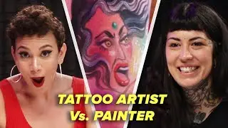 Tattoo Artist Vs. Painter: Body Paint Challenge