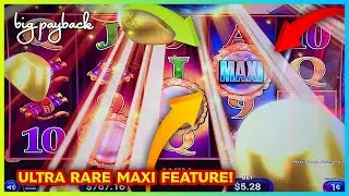 ULTRA RARE MAXI BONUS on Azure Dragon Slots!