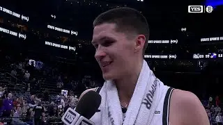 Egor Dёmin tallies first career double-double in Utah homecoming