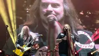 Lynyrd skynyrd at Canfield fair.                                            give me three steps