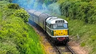Ped Power - M&GN Society D5631 in action at The North Norfolk Railway