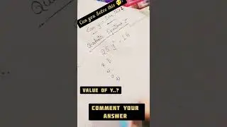 Can You Solve this🤔?? | Basic Maths | Solve this math Problem #stillalearner #shorts