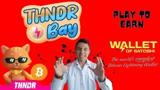 BITCOIN BAY gana gratis BITCOIN con [PLAY TO EARN] ▶️THNDR Games 🟢Wallet of Satoshi🟢