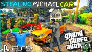 Stealing Michael's Car | Gta V | #3