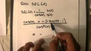 Derivando la Secante