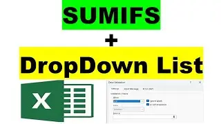 SUMIFS with Drop - Down List in Excel#SUMIFS Function with Drop Down List#Excel SUMIFS Function#how