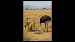 Хитрый СТРАУС - #нейросеть #ai #юмор #ии #мем #funny #song #funnyshorts #смешныеживотные #viral #лес