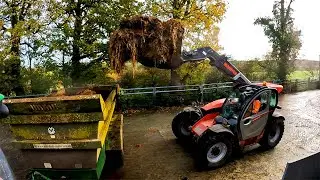 MANITOU 635 CLEANING OUT COW SHED