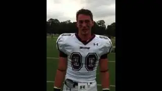 Kyle Fisher Post-Game after BU's 42-27 Win over LIU Post
