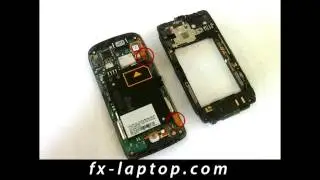 Disassembly BlackBerry Torch 9860 - Battery Glass Screen Replacement