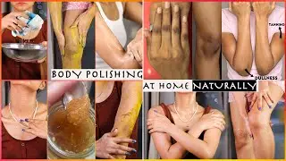 SKIN BRIGHTENING with DIY BODY POLISH At HOME | Get Bright & Glowing Skin | #darkneck #suntan