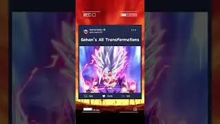 Gohan&rsquo;s All Transformations #dragonball #goku