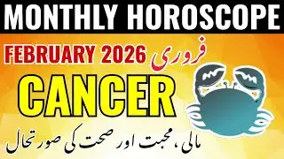 Cancer february 2026 Horoscope | Burj sartan | Cancer Monthly | february ka Mahina kaisa Rahega