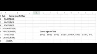 Convert Excel Column to comma separated values