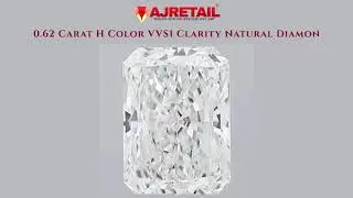 💎 Graceful 0.62 Carat H Color VVS1 Clarity Natural Diamond #naturaldiamonds #ajretail