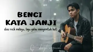Benci Kata Janji – Deryl Official | Lagu Galau Slow Rock Melayu 2025 