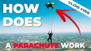 So this is how a skydiving parachute works: VLOG #155