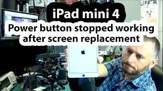iPad mini 4 power button not working after screen replacement - Sleep wake sensor