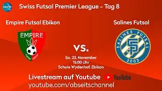 Empire Futsal Ebikon vs. Salines Futsal | Swiss Futsal Premier League - Tag 8 | 23.11.2025